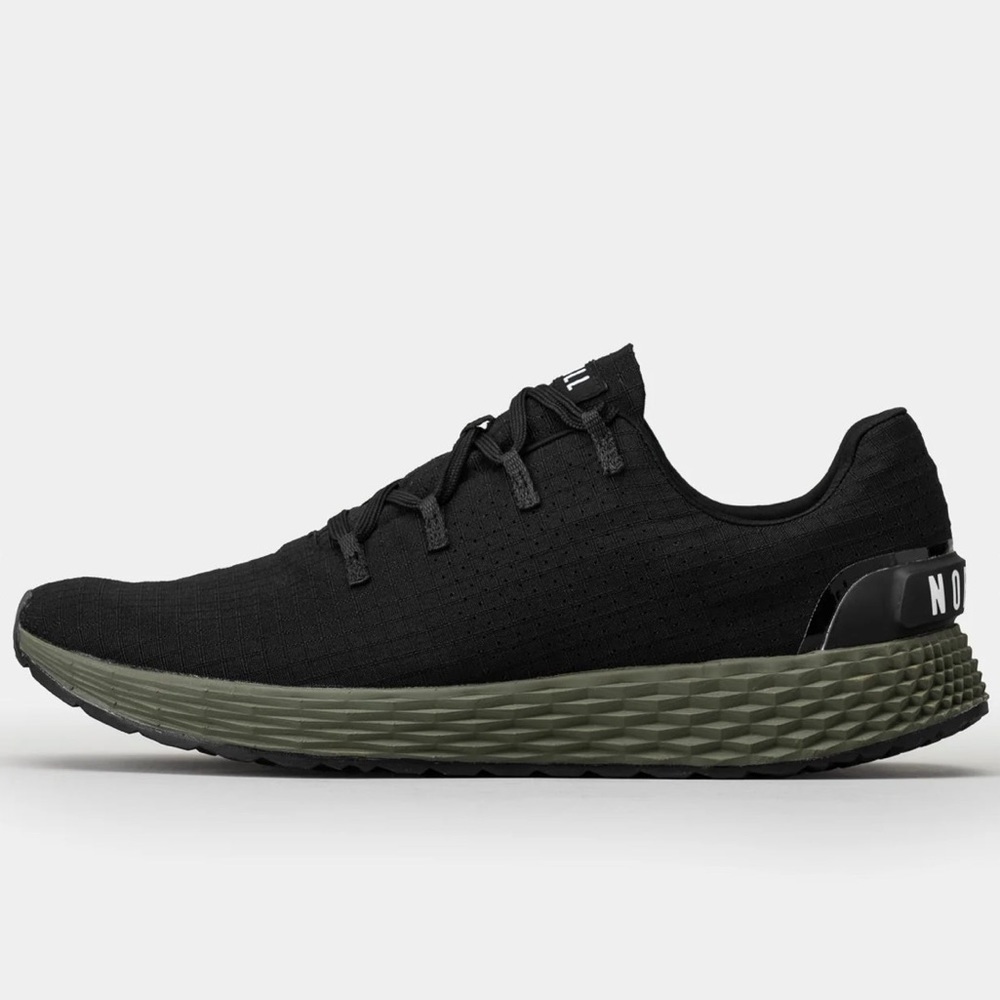 NOBULL Black and Olive Athletic Shoes